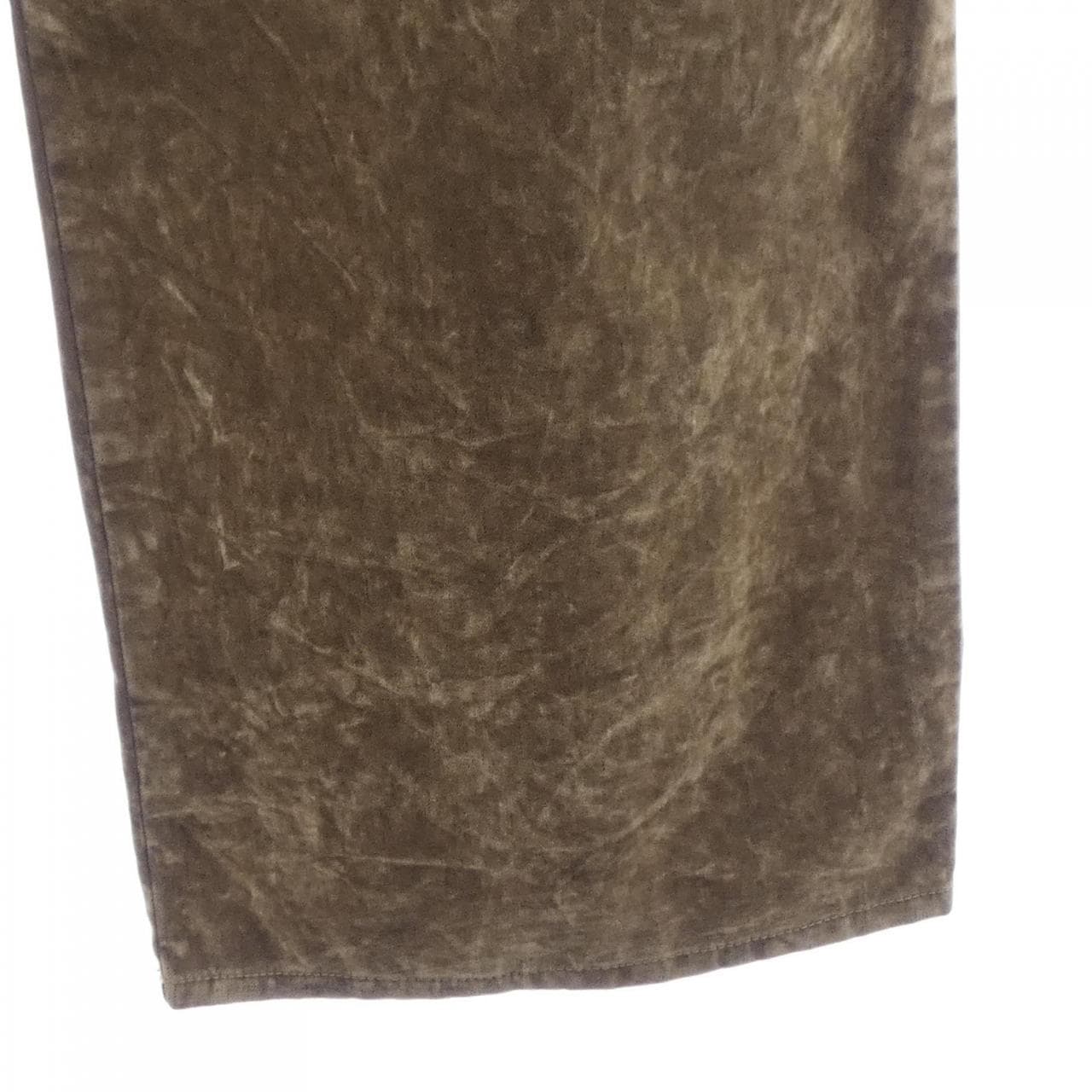 ミュウミュウ MIU MIU MIU MIUロゴ ウォッシュド フロック加工 MP1725 SOOO 157Y パンツ