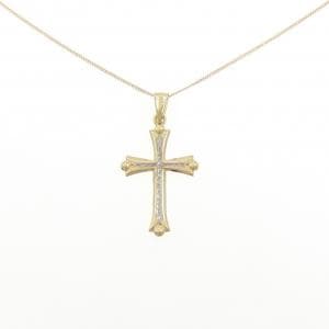 K18YG/K18WG クロス ネックレス
