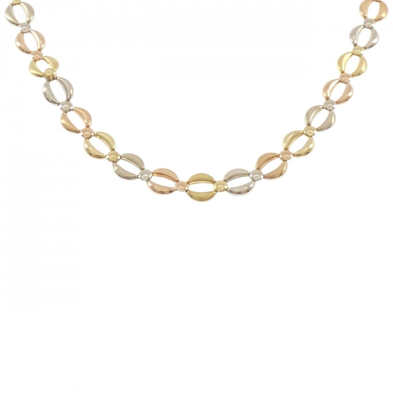 750スリーカラー ネックレス