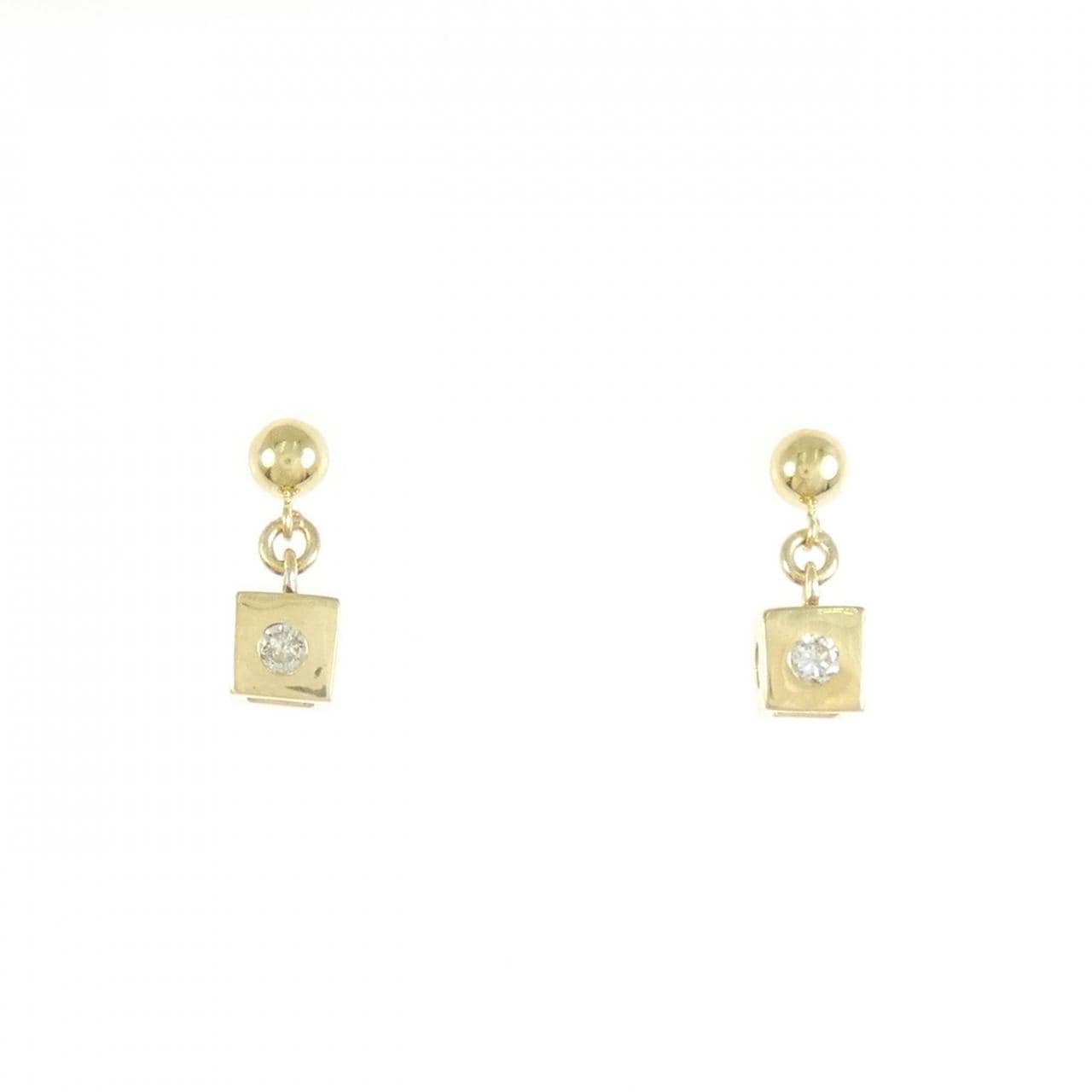 K18YG ダイヤモンド ピアス 0.32CT
