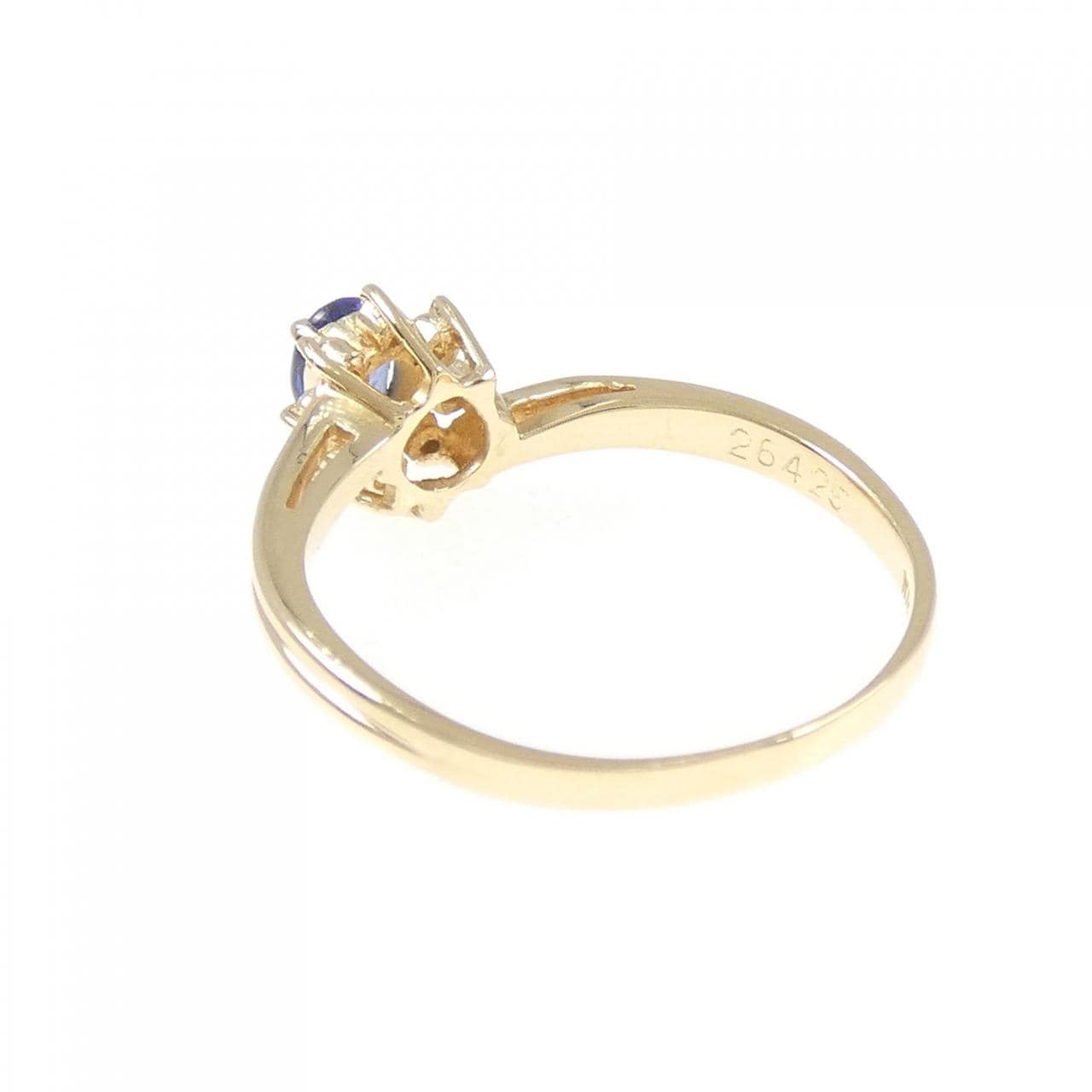 K18YG サファイヤ リング