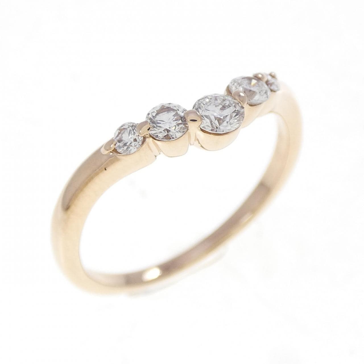 K18PG ダイヤモンド リング 0.30CT