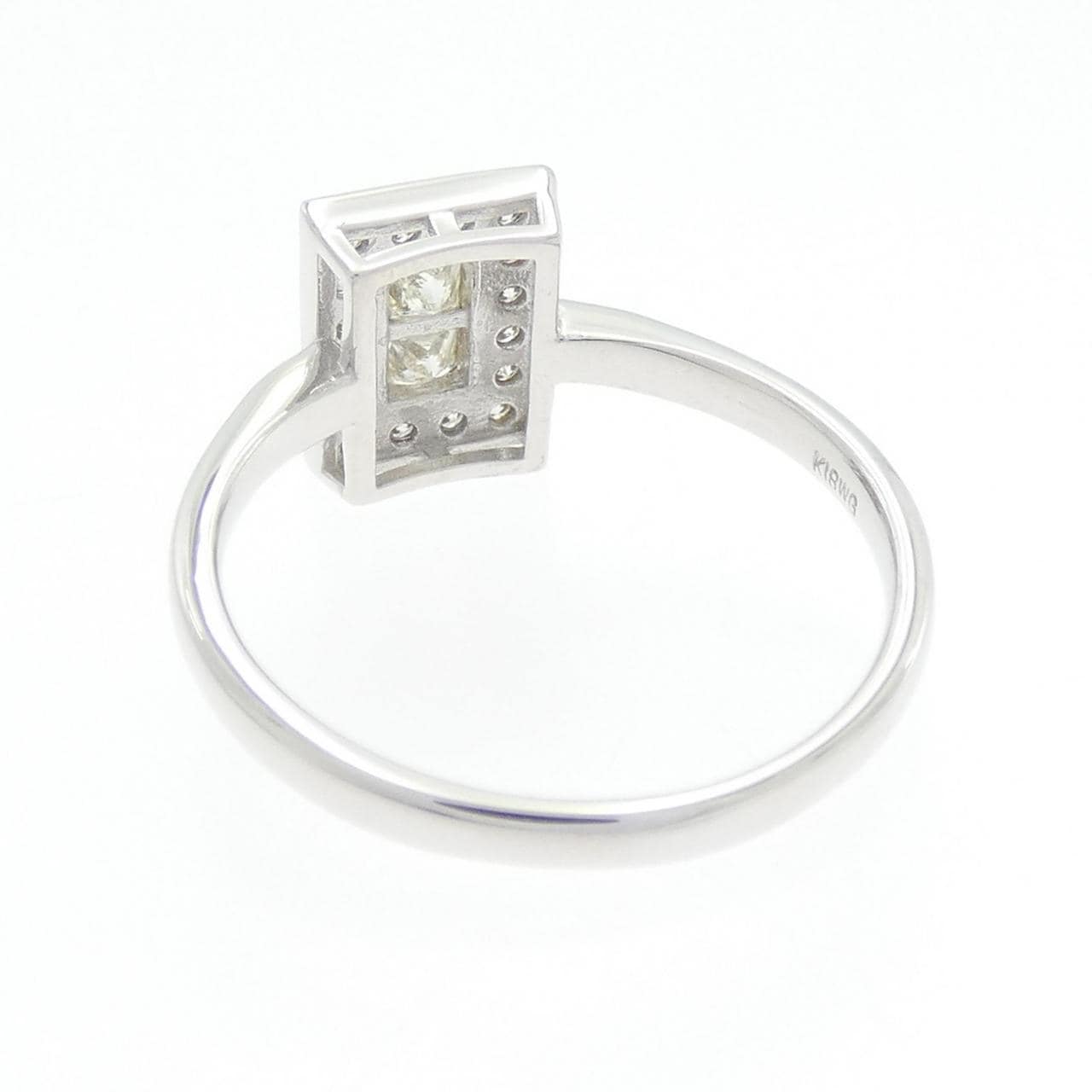 K18WG ダイヤモンド リング 0.30CT