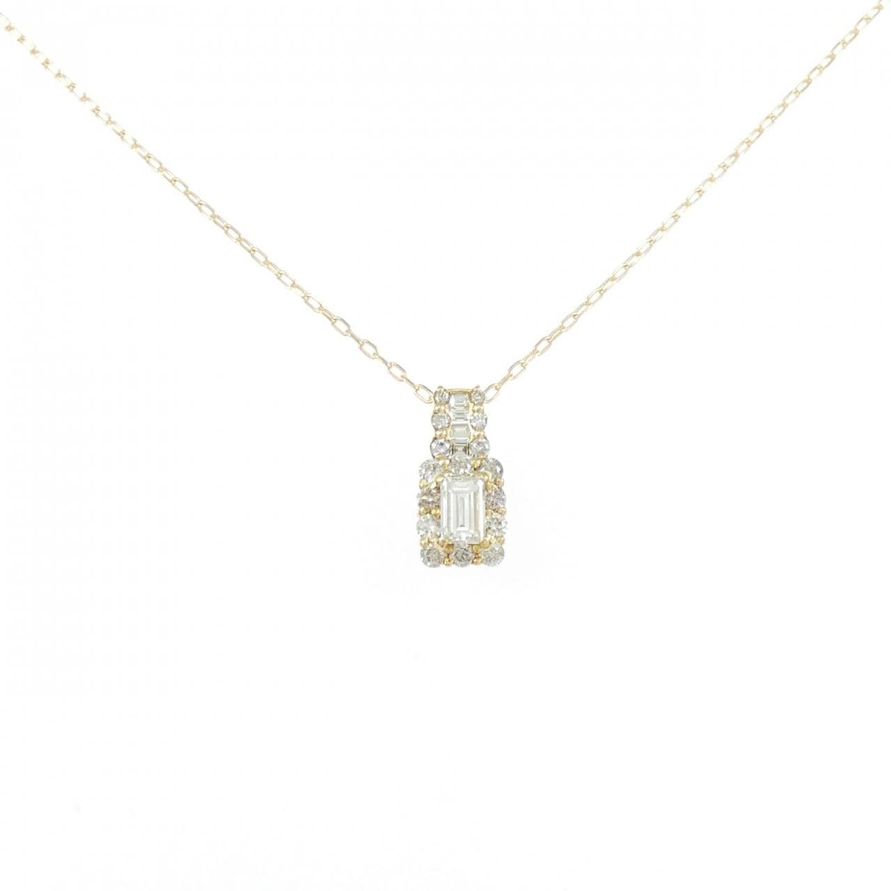 K18YG ダイヤモンド ネックレス 0.293CT