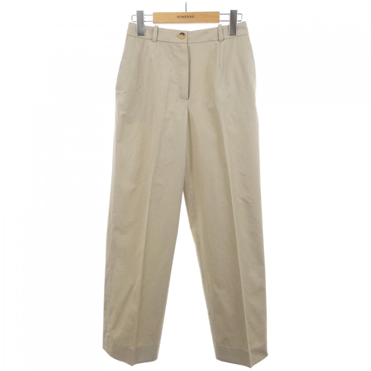 【ヴィンテージ】エルメス HERMES Hボタン フロントジップ パンツ