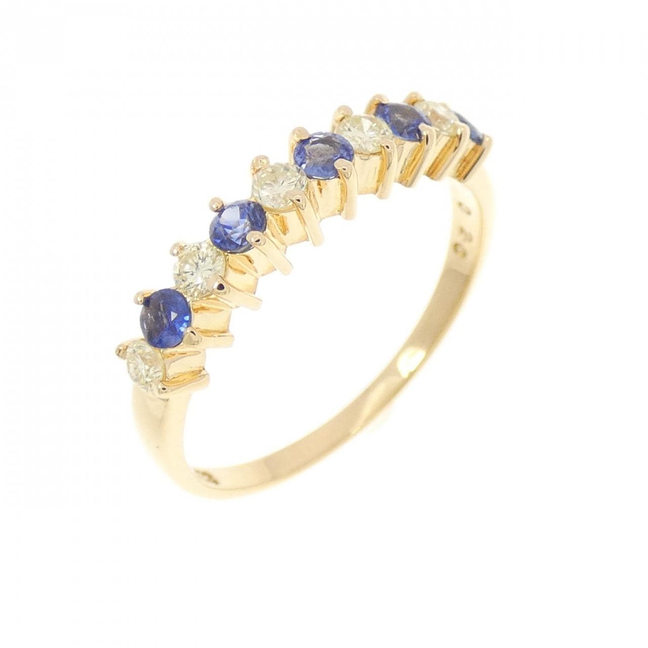 K18YG サファイヤ リング 0.31CT
