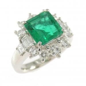 PT900 エメラルド リング 2.154CT コロンビア産