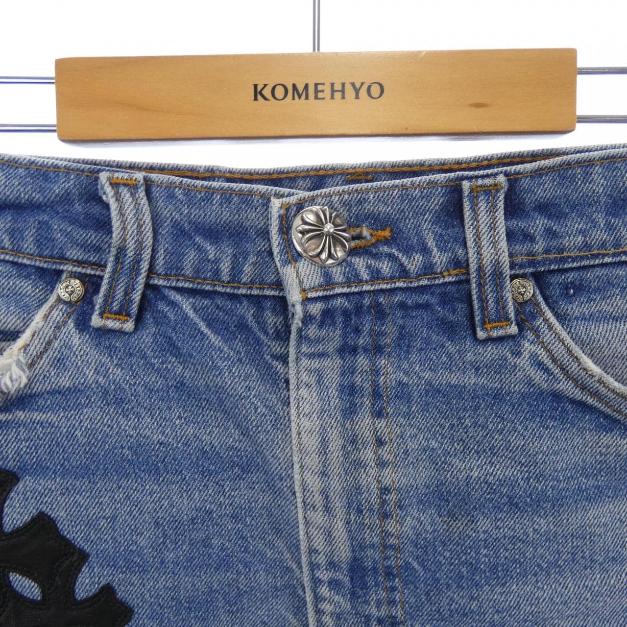 クロムハーツ CHROME HEARTS STAR 69 VNTG BLU DNM 411206364******144 スカート