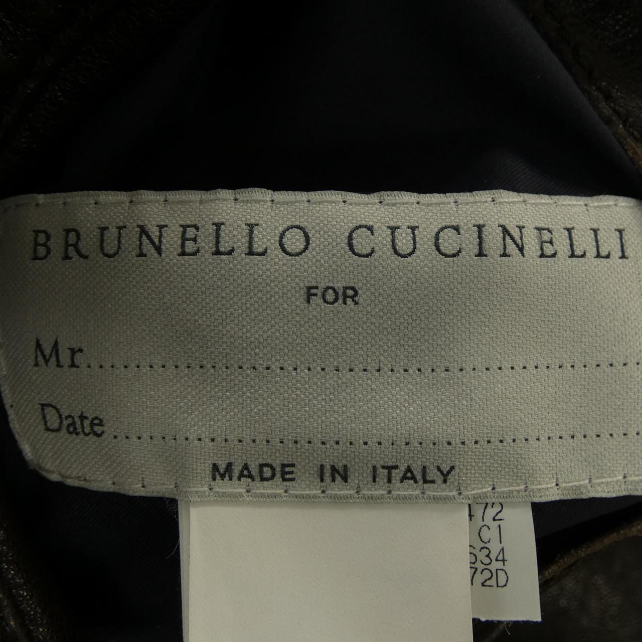 ブルネロクチネリ BRUNELLO CUCINELLI レザージャケット