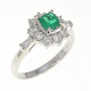 PT900 エメラルド リング 0.407CT