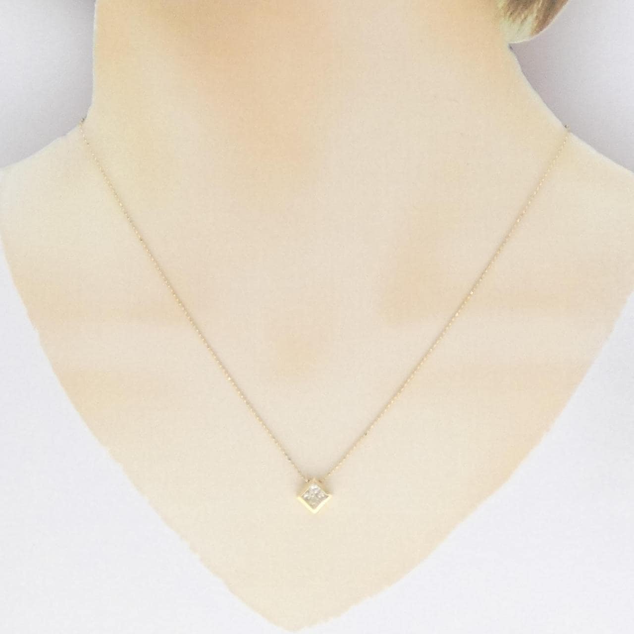 K18YG ダイヤモンド ネックレス 0.30CT