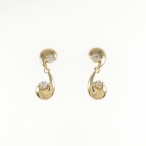 K18YG ダイヤモンド ピアス 0.18CT