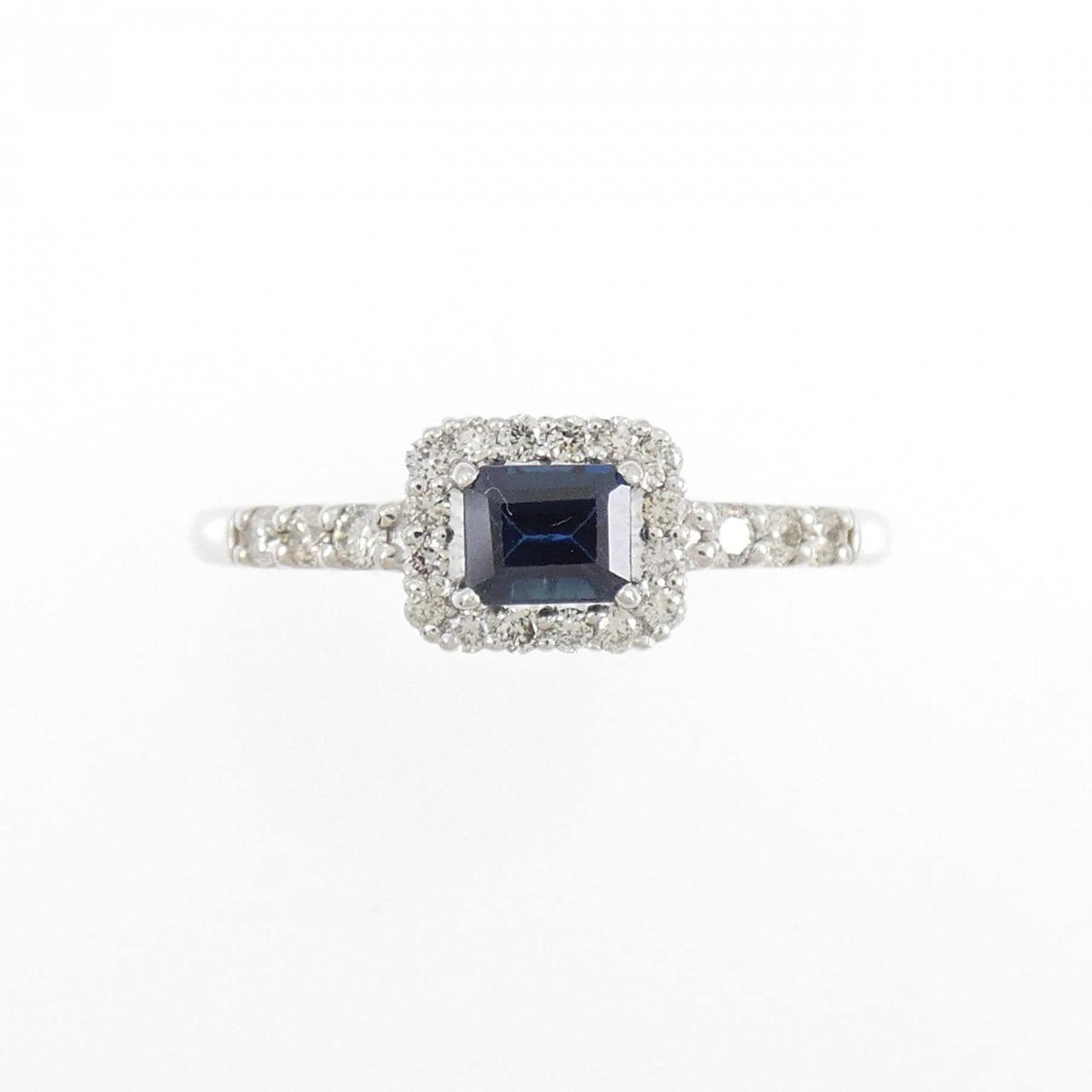 【新品】PT サファイヤ リング 0.32CT