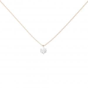 【リメイク】K18PG ダイヤモンド ネックレス 0.205CT J SI1 EXT H&C