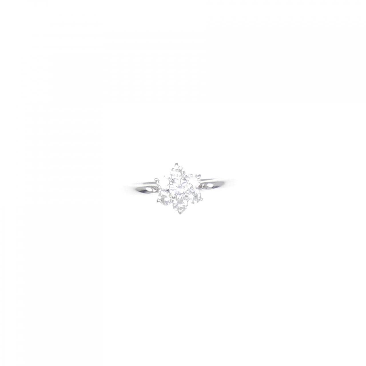 PT フラワー ダイヤモンド リング 0.12CT