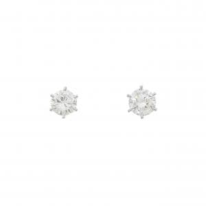 【新品】PT900 ダイヤモンド ピアス 0.437CT 0.404CT G VS1 Good