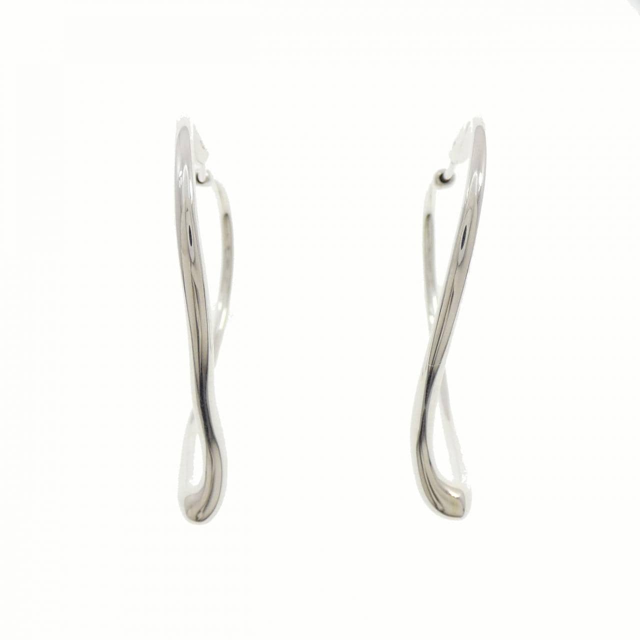 ティファニー オープン ハート フープ ピアス