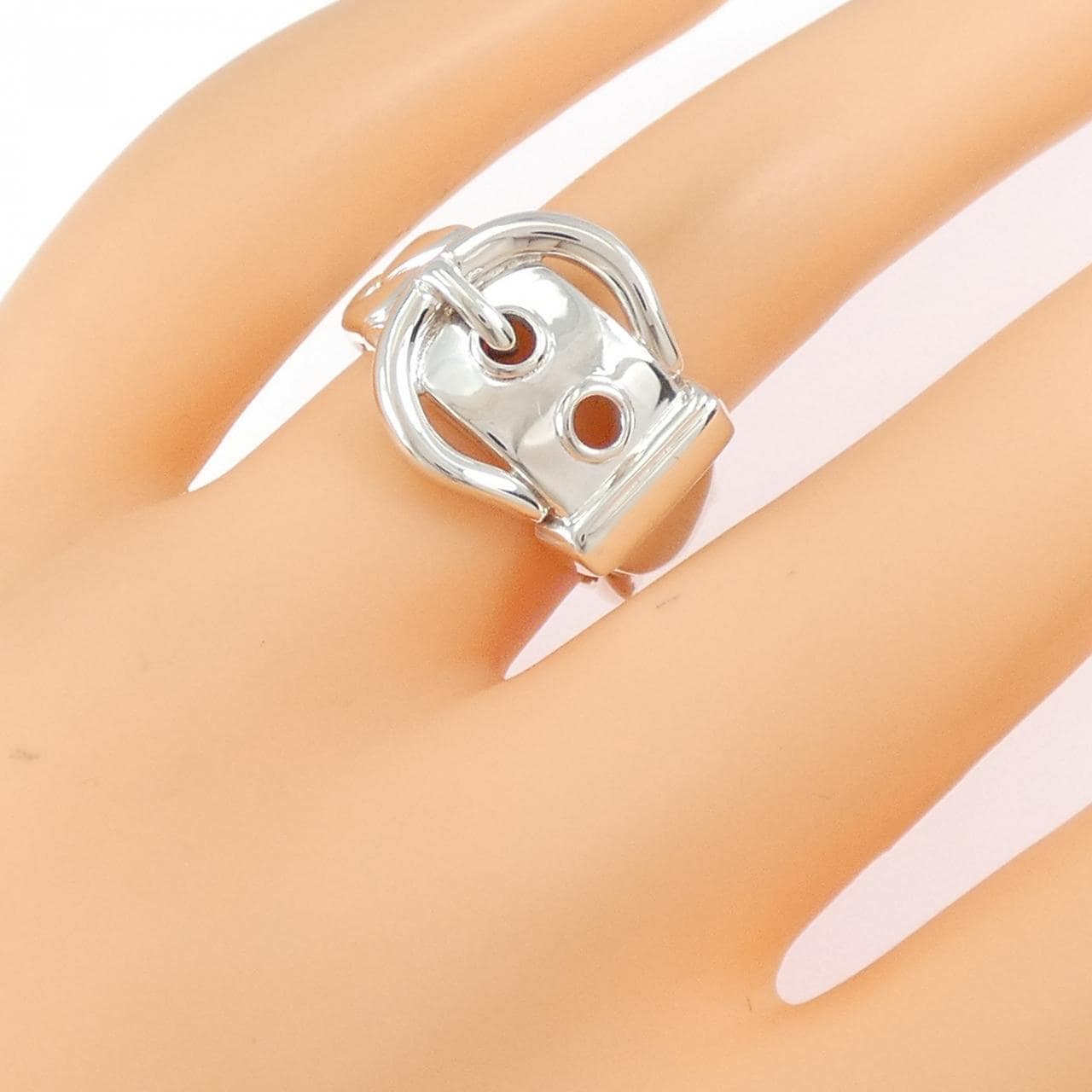 【ヴィンテージ】エルメス ブックル セリエ リング