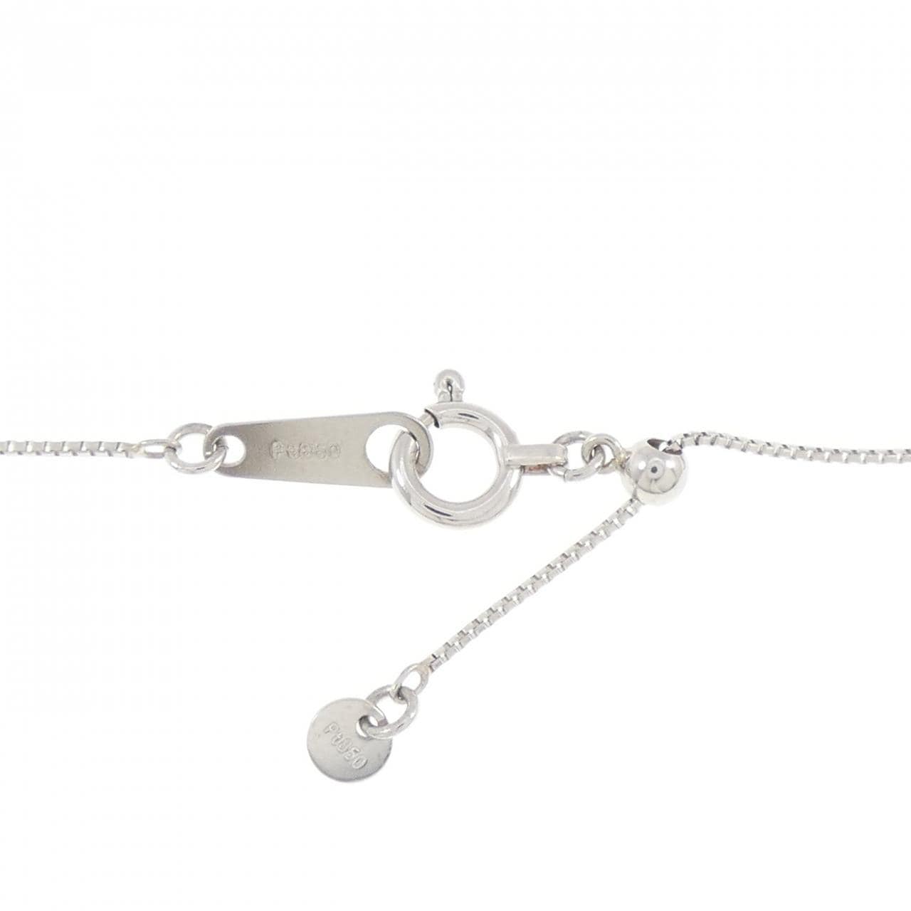 PT900/PT850 ソリティア ダイヤモンド ネックレス 0.517CT