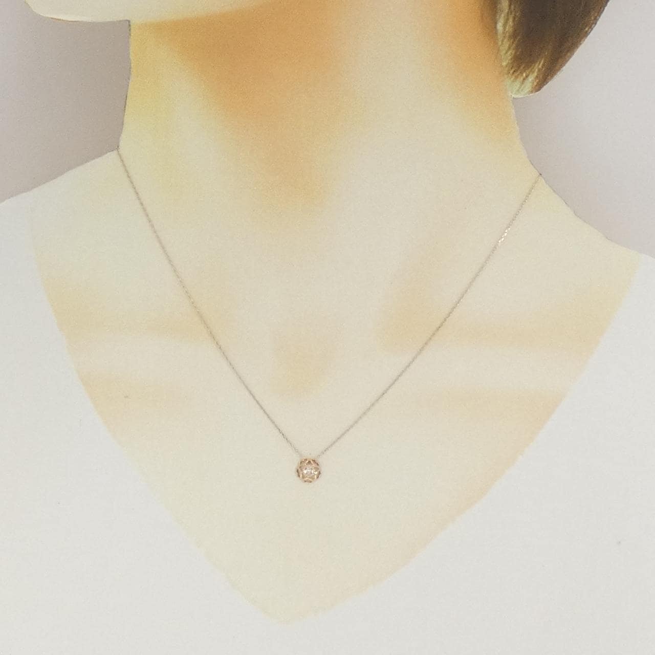 スタージュエリー ダイヤモンド ネックレス 0.01CT