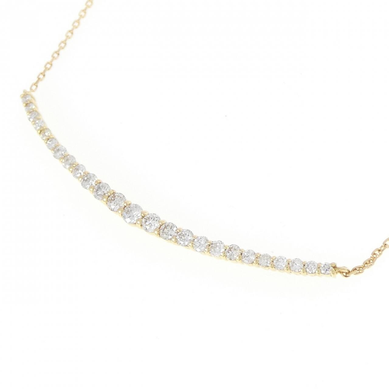 K18YG ダイヤモンド ネックレス 0.33CT