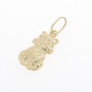 750YG キャット ペンダント