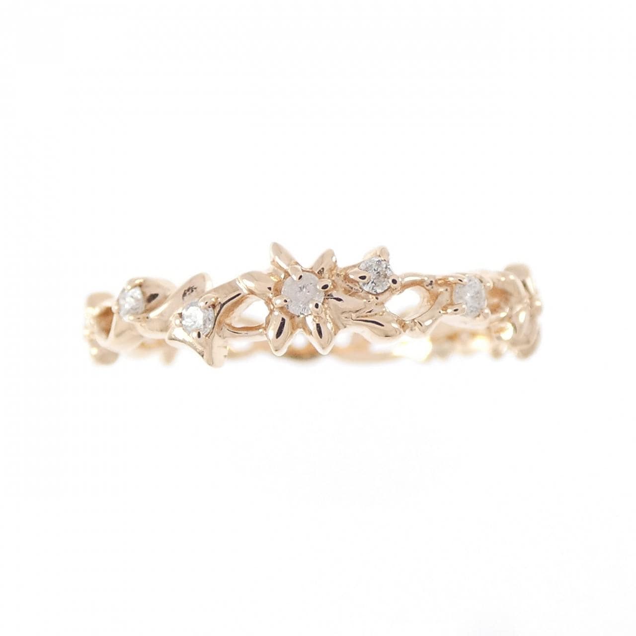 アガット ダイヤモンド リング 0.05CT