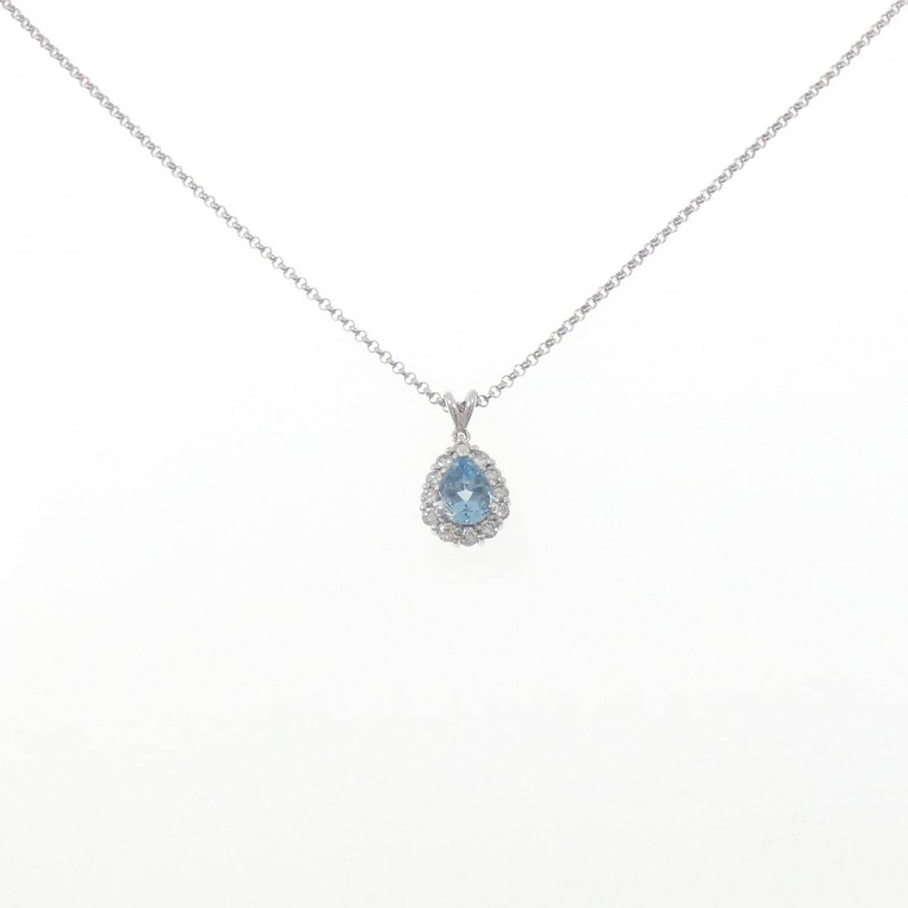 PT900/PT850 アクアマリン ネックレス 0.96CT