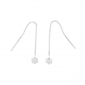 K18WG ダイヤモンド ピアス 0.36CT