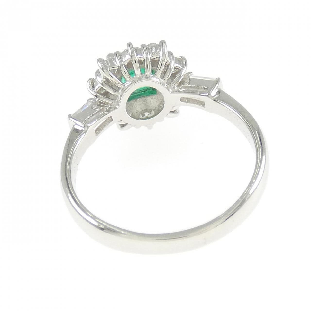 PT900 Emerald Ring 0.47CT
