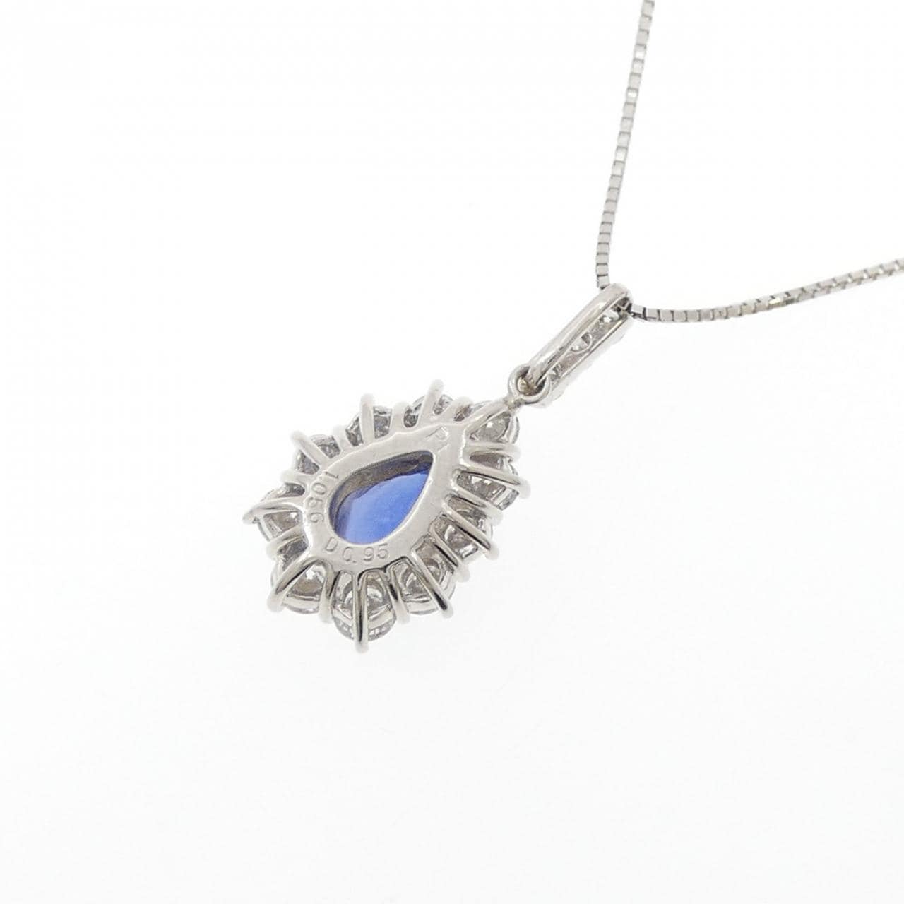 PT/PT850 サファイヤ ネックレス 1.056CT