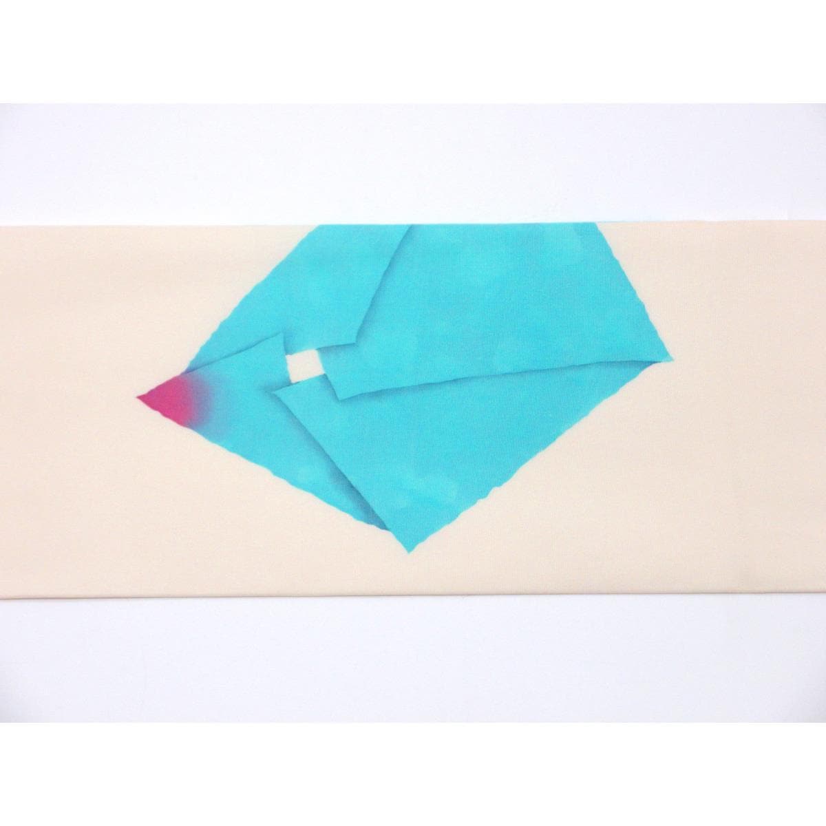 名古屋帯　塩瀬染帯　友禅加工