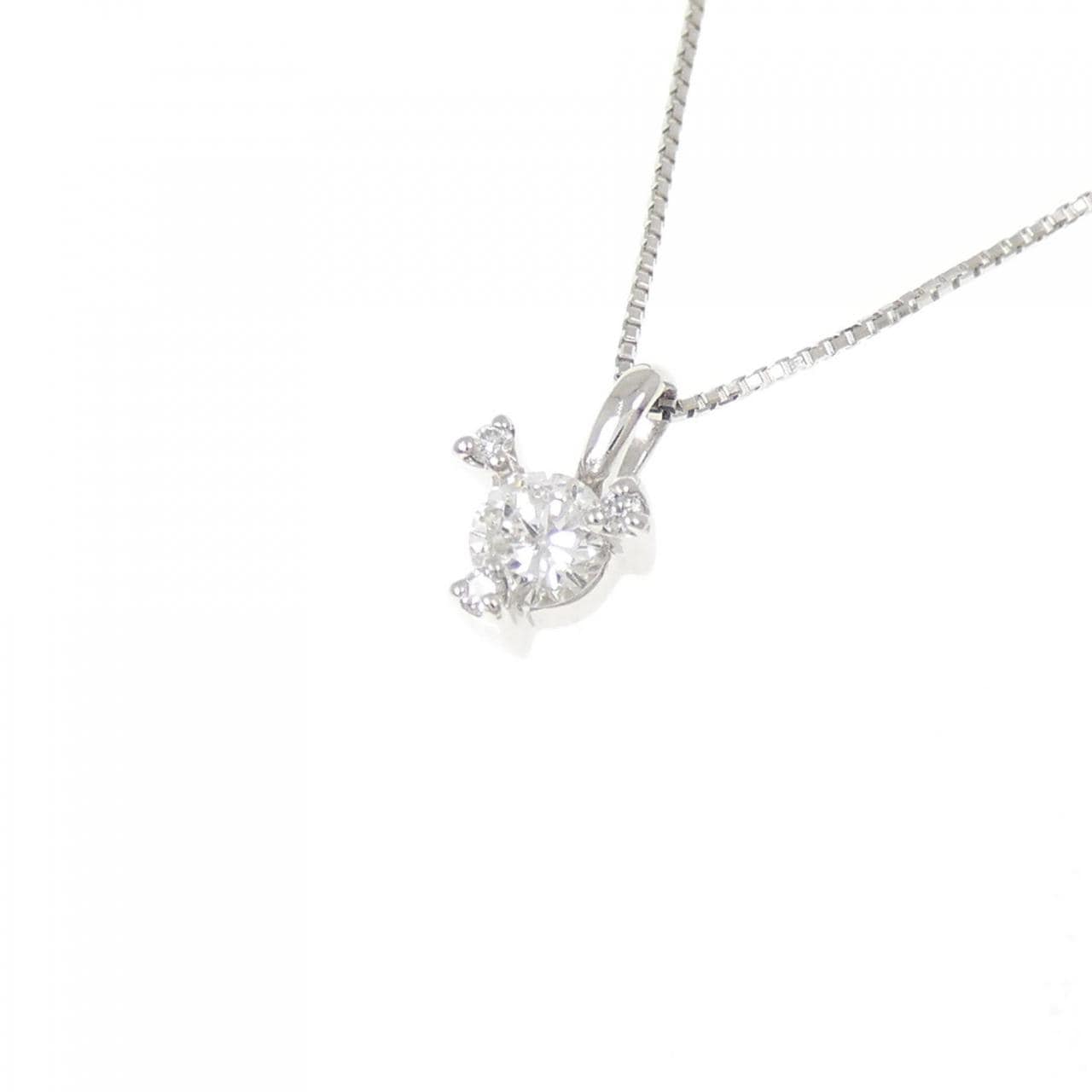 PT900/PT850 ダイヤモンド ネックレス 0.21CT