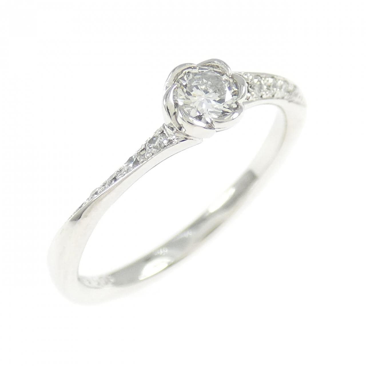 PT950 ダイヤモンド リング 0.15CT