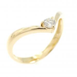 K18YG ダイヤモンド リング 0.10CT