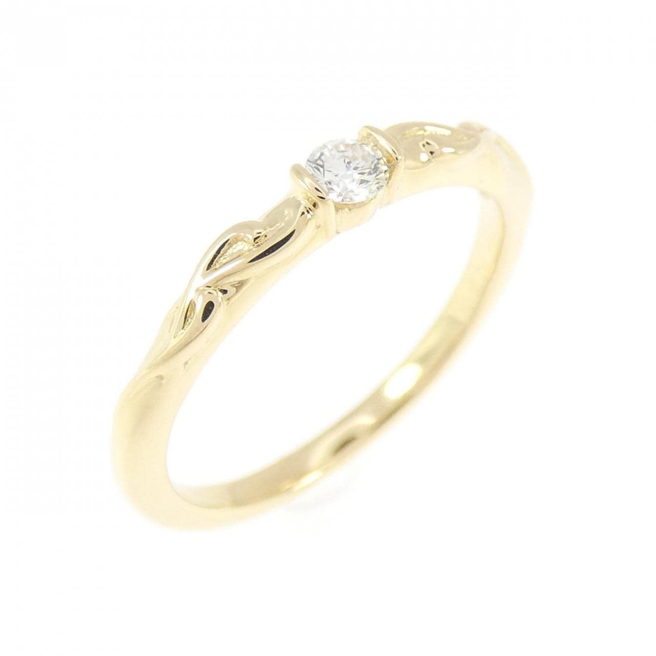 ジーエスティービー ダイヤモンド リング 0.06CT