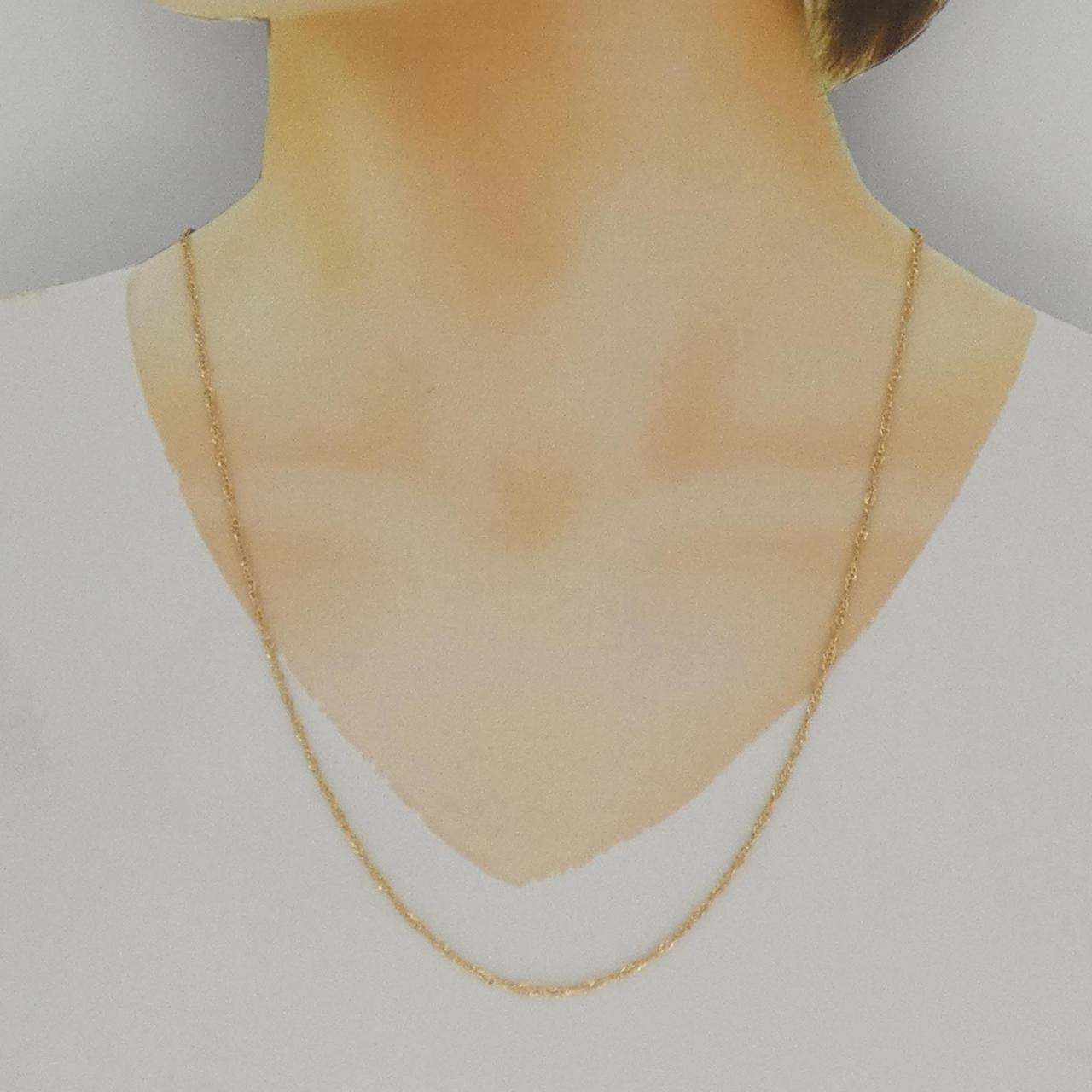 K18YG necklace