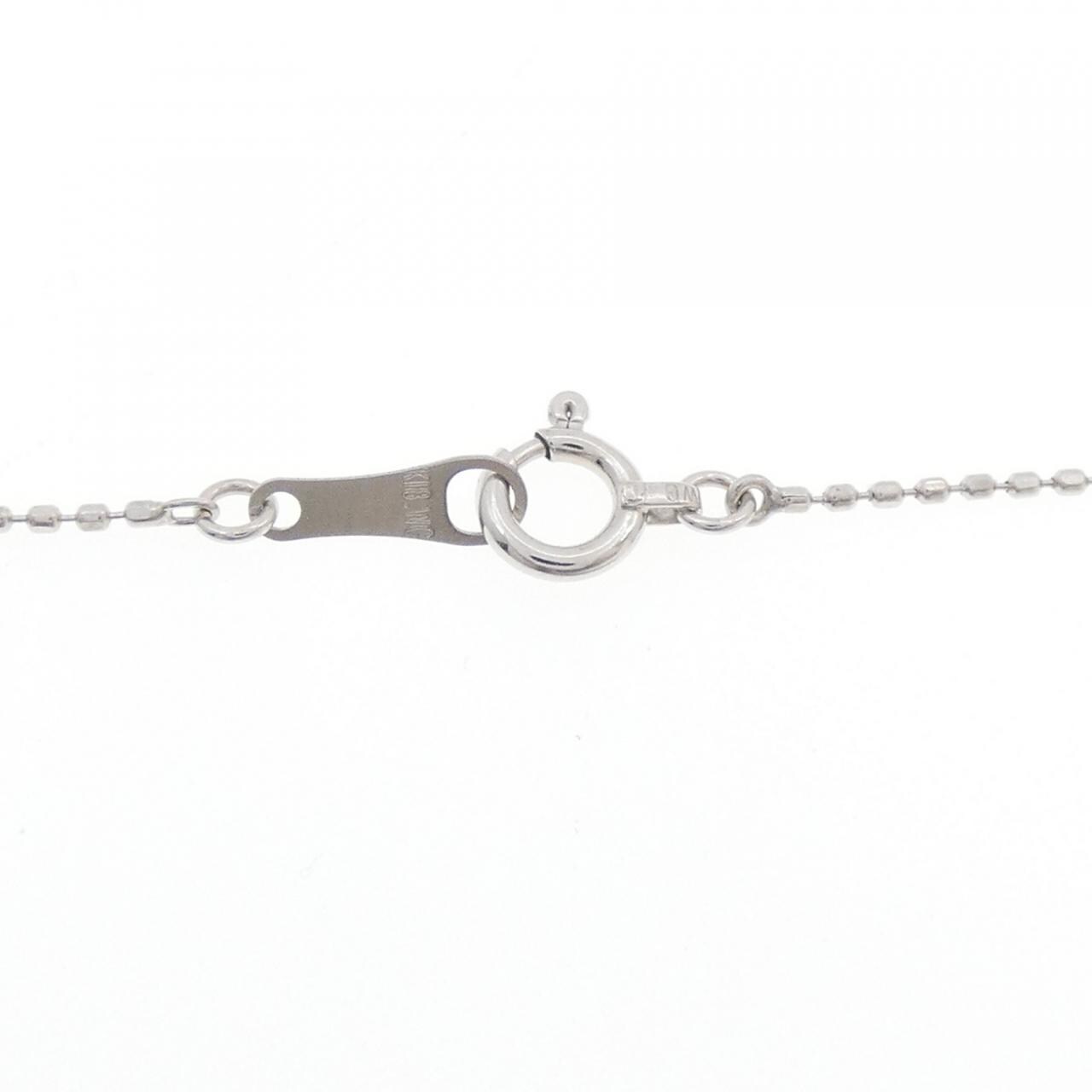 K18WG ダイヤモンド ネックレス 0.10CT