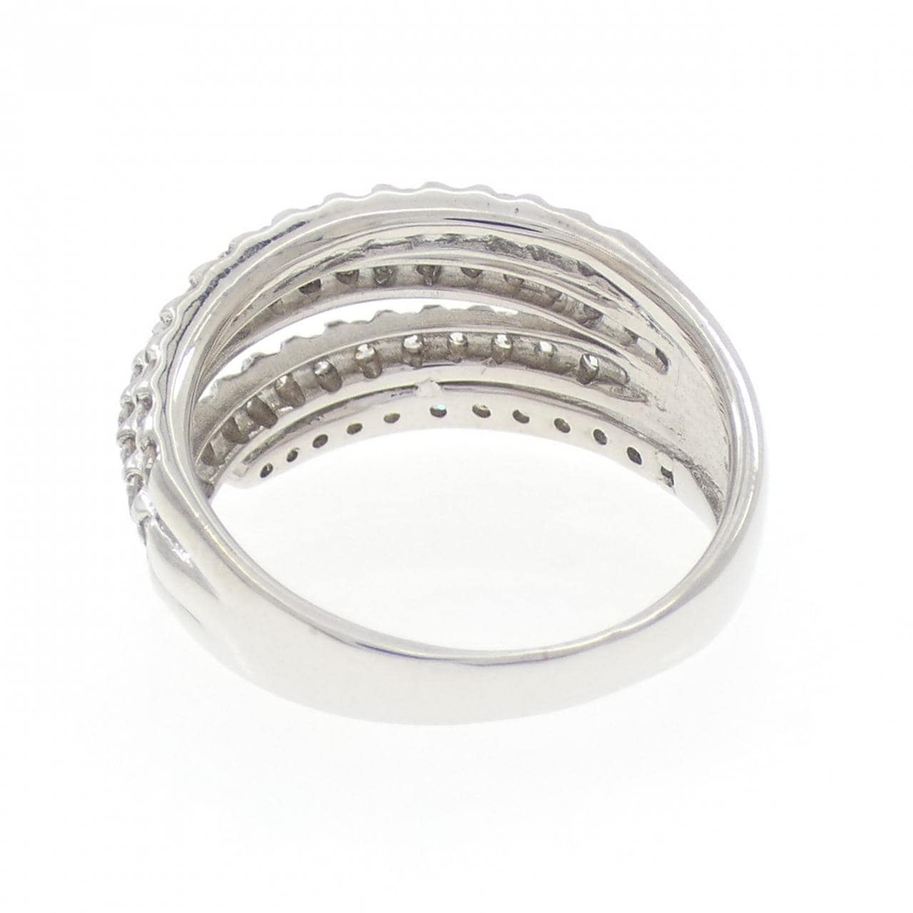 K18WG ダイヤモンド リング 1.06CT