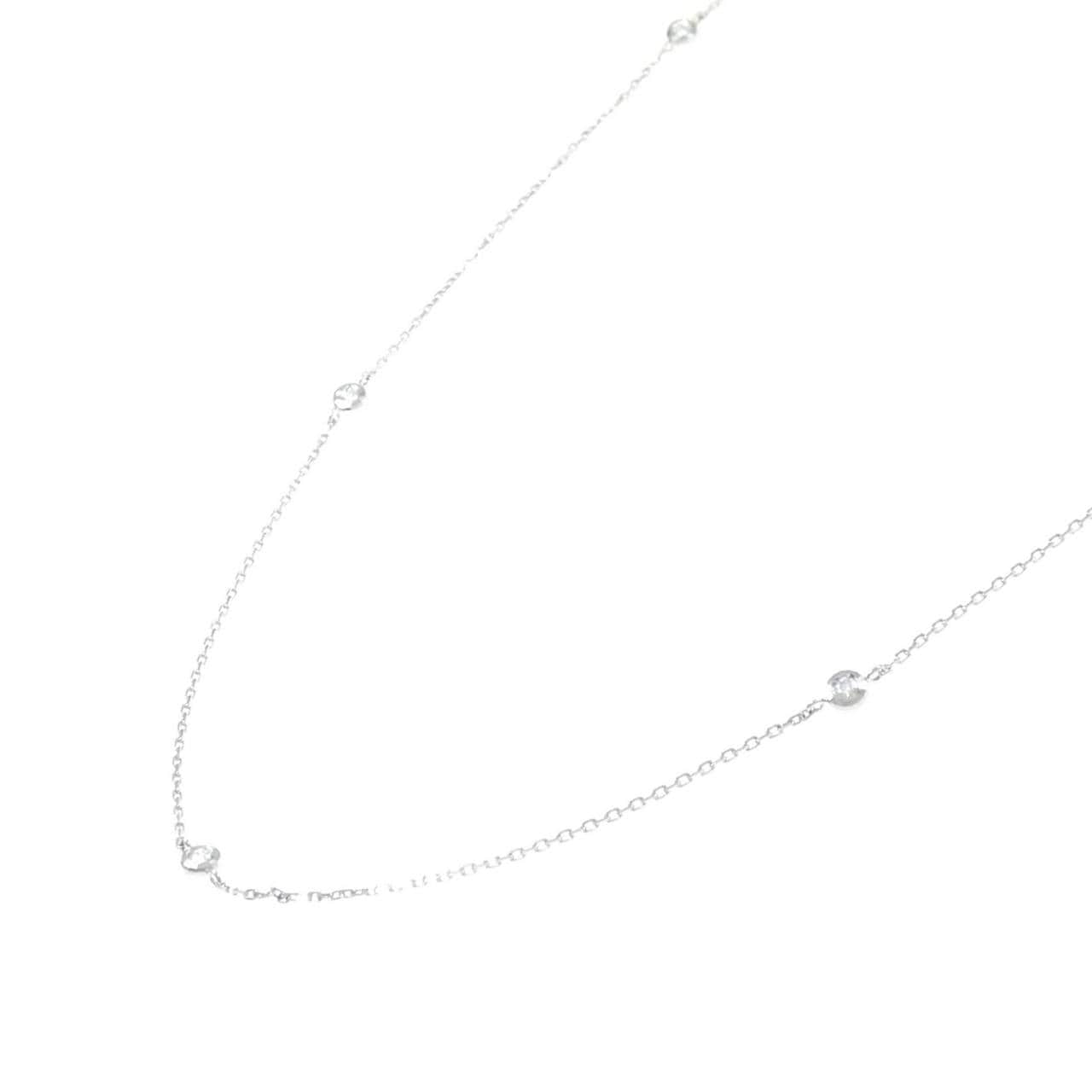 【新品】PT ダイヤモンド ネックレス 0.204CT