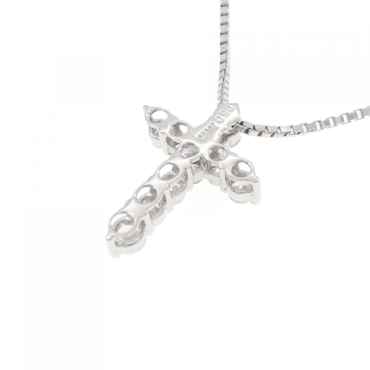 PT900/PT850 クロス ダイヤモンド ネックレス 0.50CT