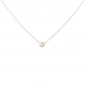 スタージュエリー ムーンセッティング ネックレス 0.04CT