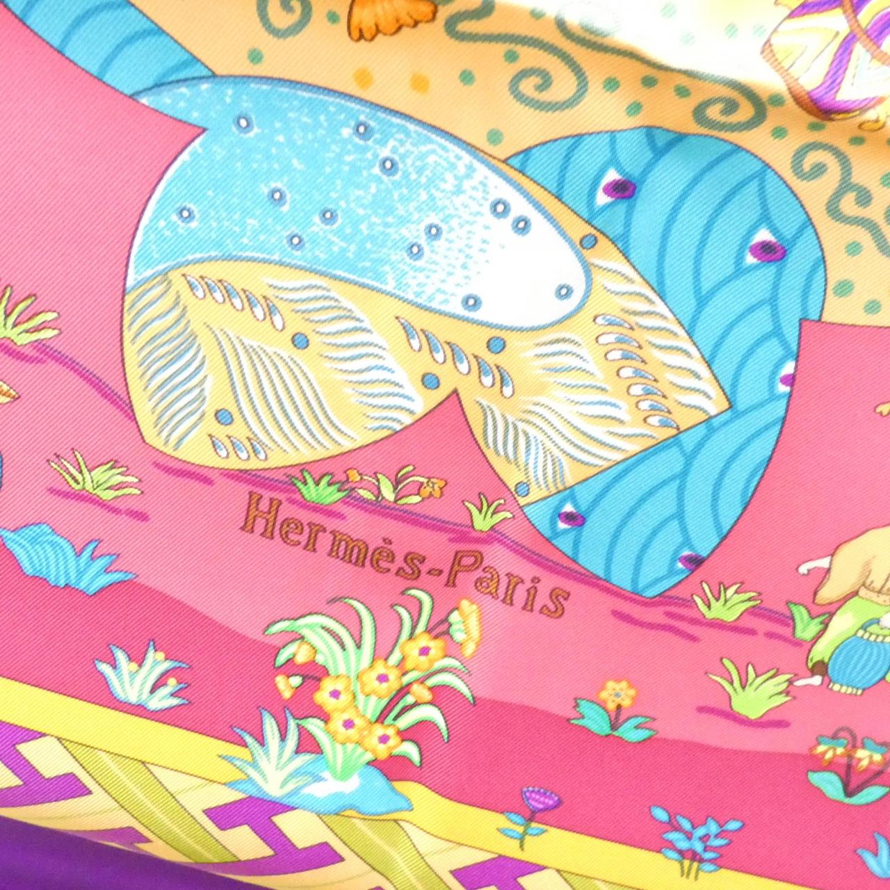 エルメス BALLADE DE HEIAN カレ スカーフ