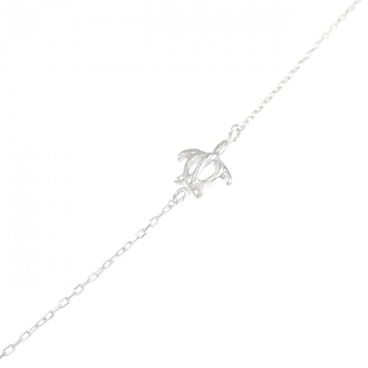 K18WG ダイヤモンド ネックレス 0.10CT