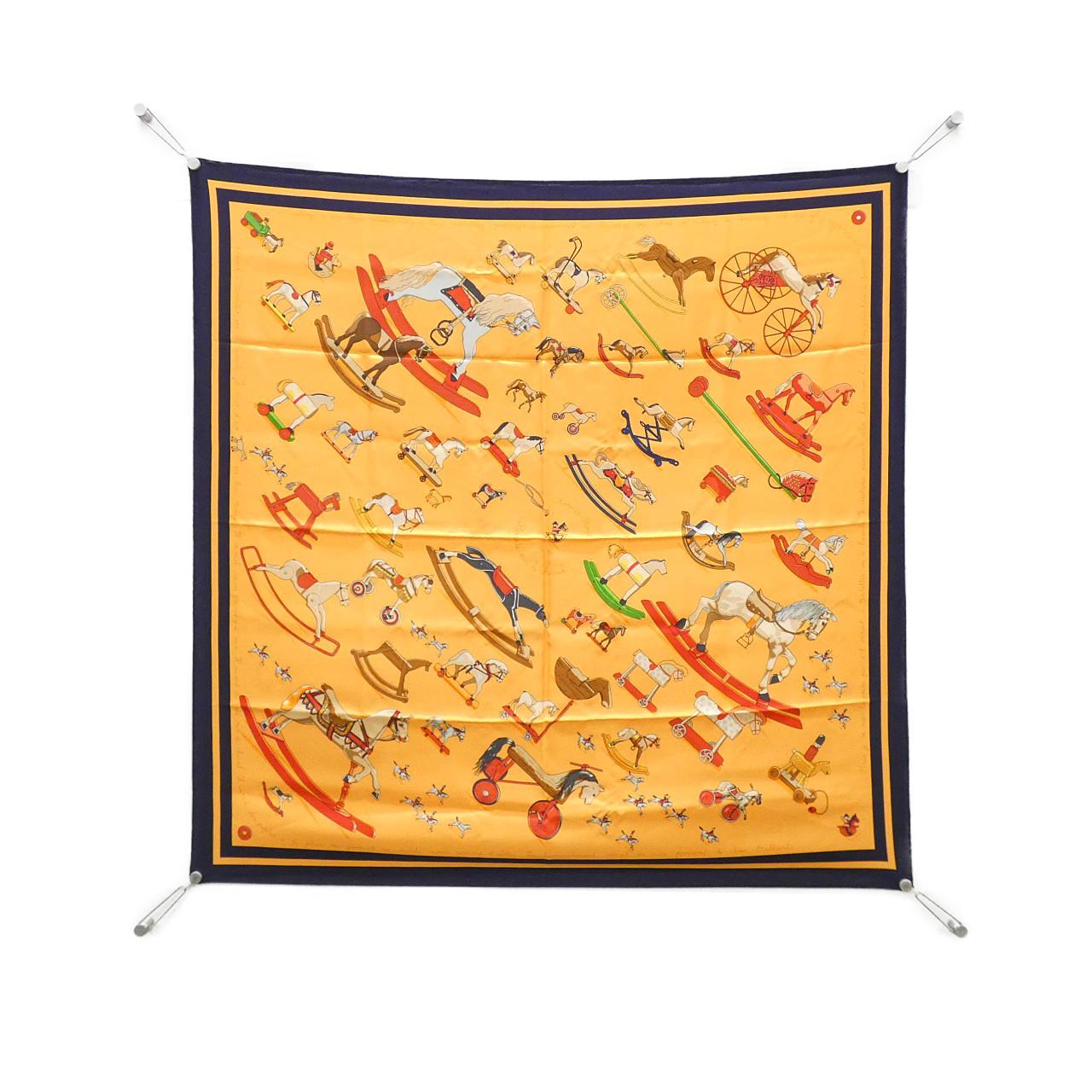 HERMES RACONTE MOILE CHEVAL Carre Scarf