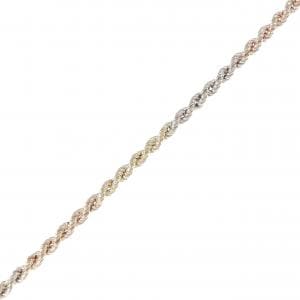 14KTスリーカラー ブレスレット