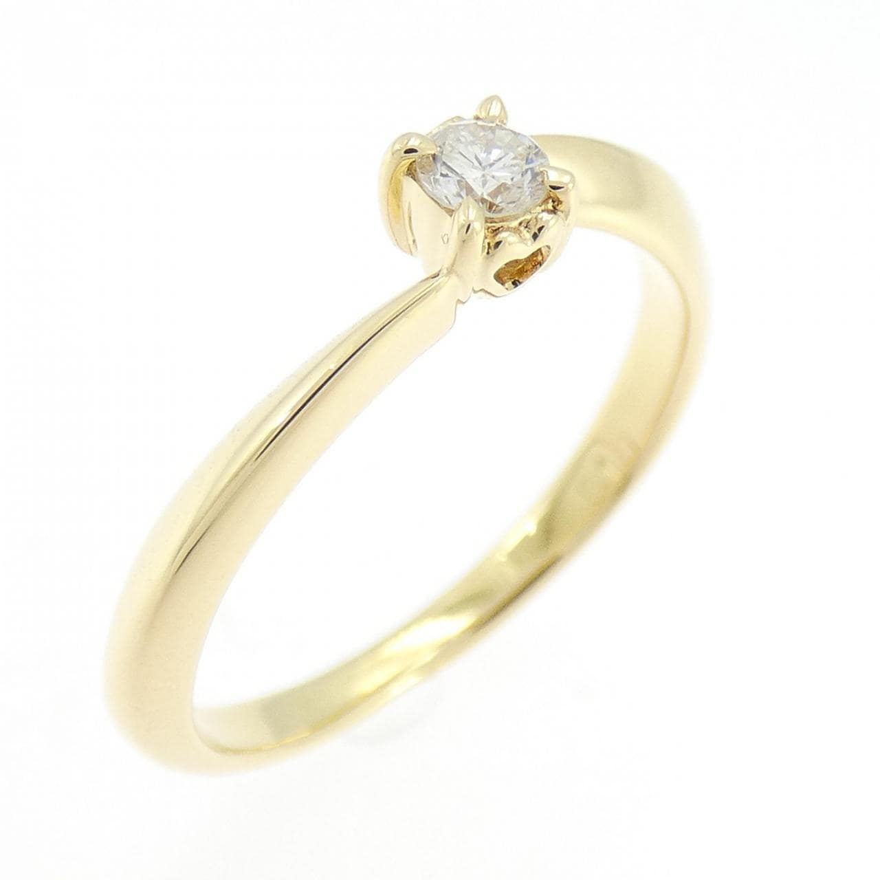 K18YG ダイヤモンド リング 0.10CT