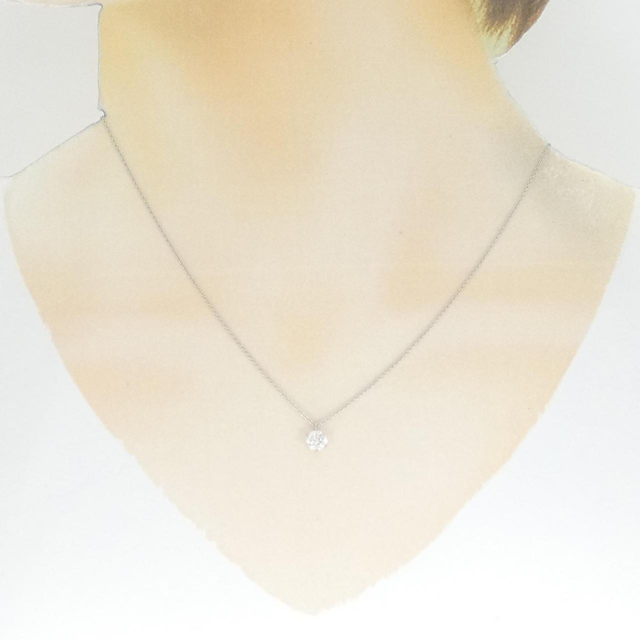 【リメイク】PT ダイヤモンド ネックレス 0.496CT G I1 VG