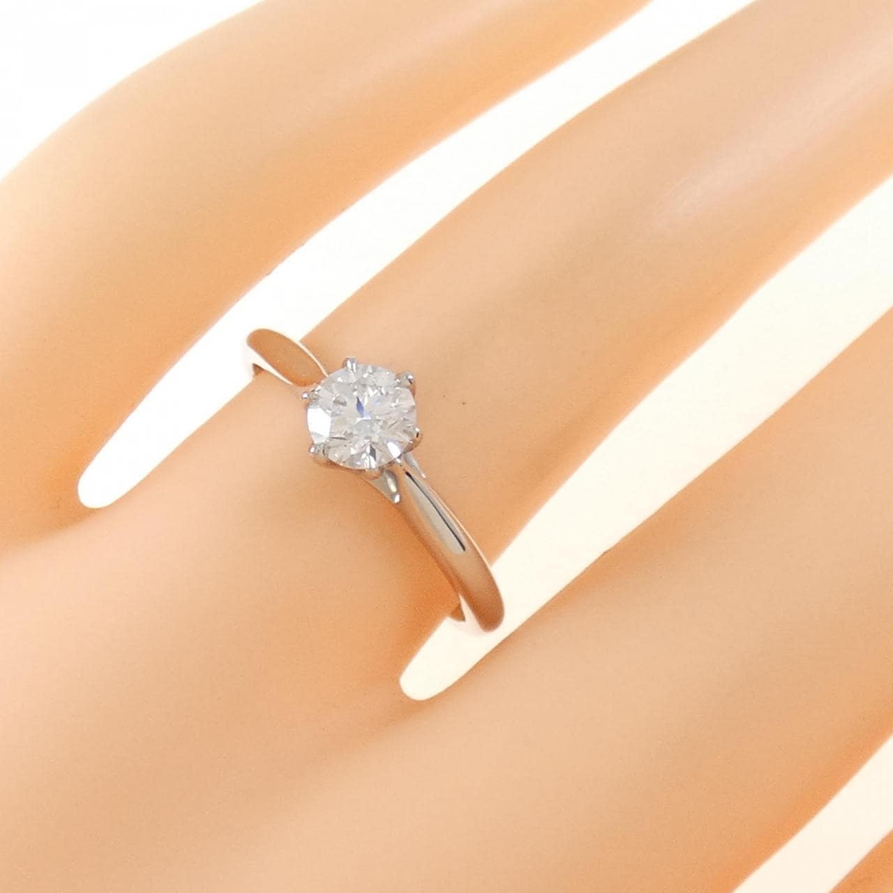 PT900 ダイヤモンド リング 0.442CT D SI1 3EXT