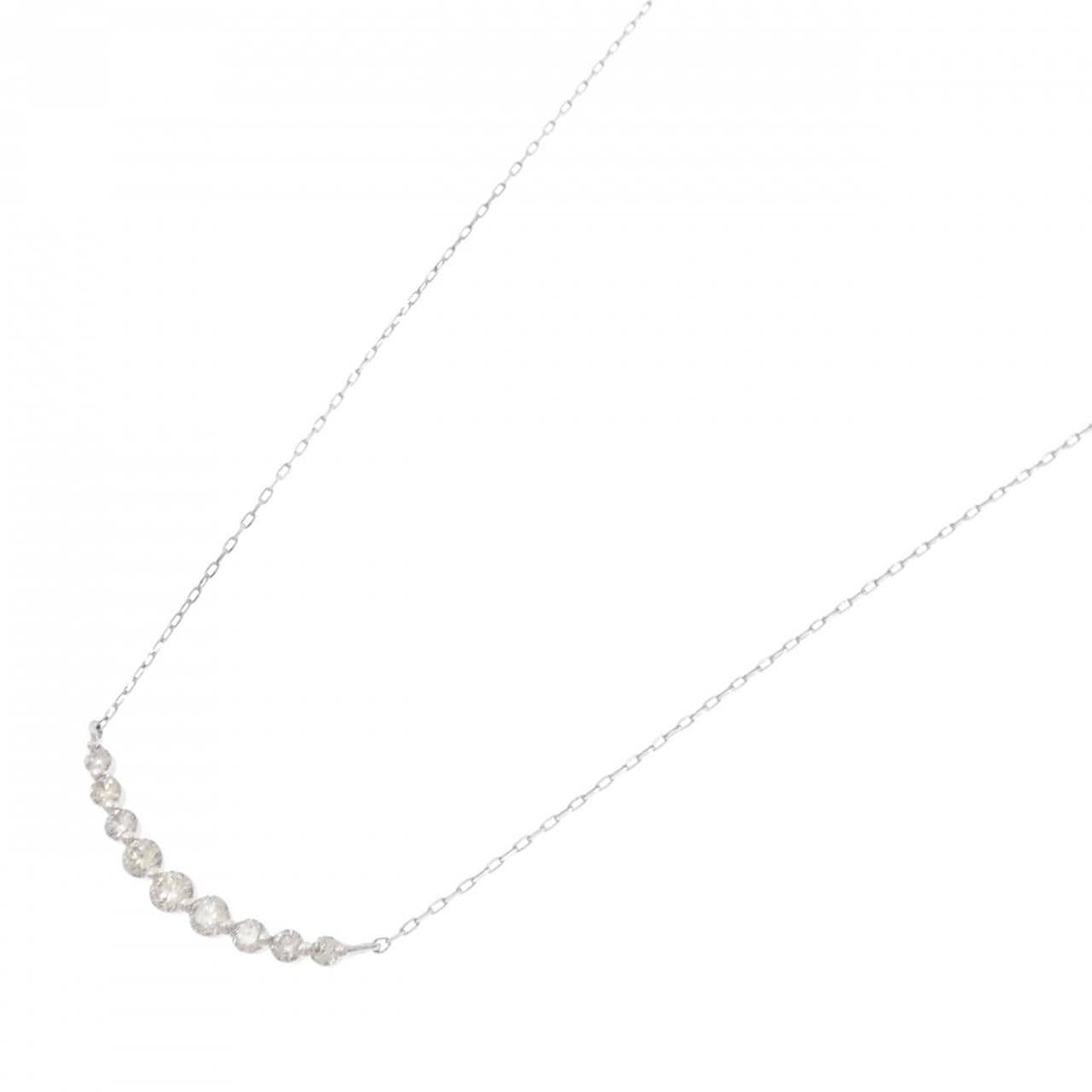 【新品】PT900 ダイヤモンド ネックレス 0.30CT